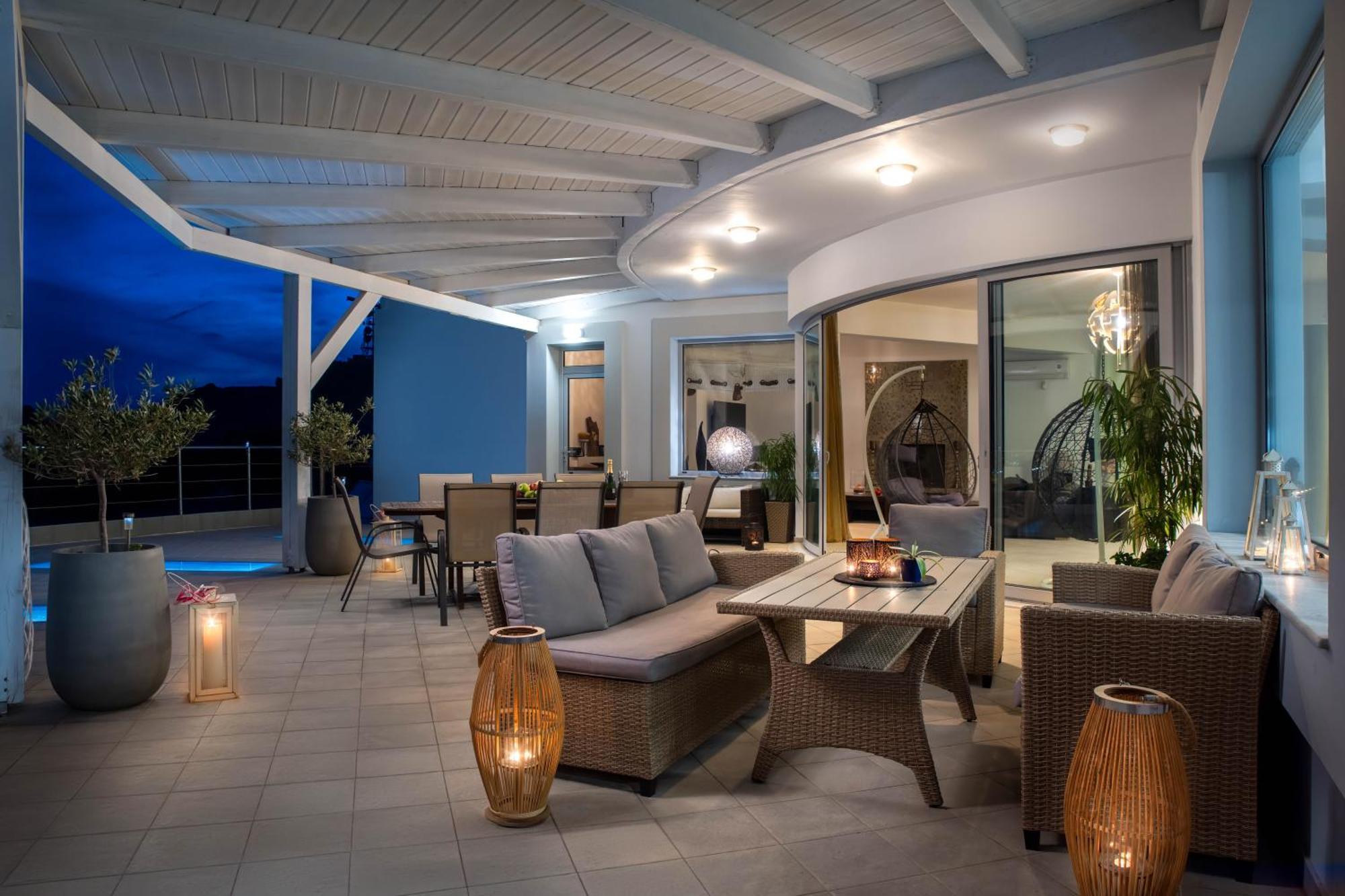 Villa Zafira - Seaview Manor With Heated Pool Kallithéa Eksteriør bilde