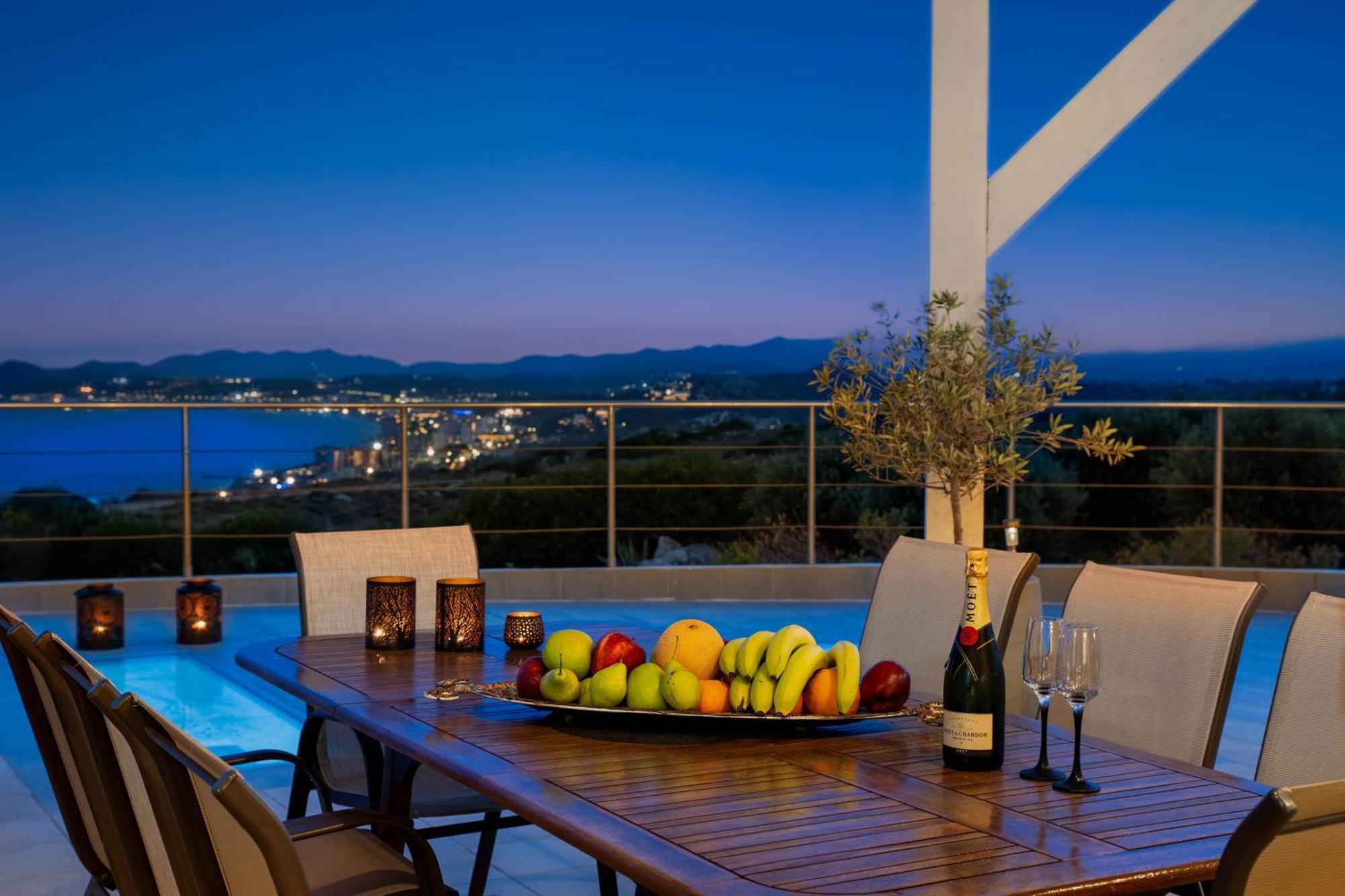 Villa Zafira - Seaview Manor With Heated Pool Kallithéa Eksteriør bilde