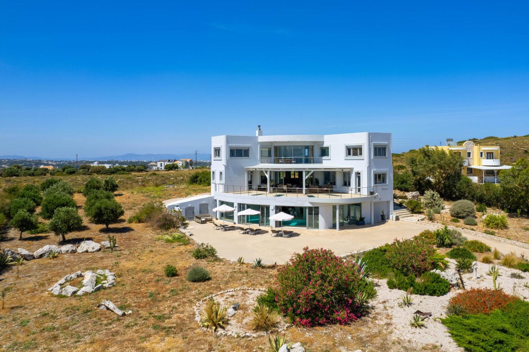 Villa Zafira - Seaview Manor With Heated Pool Kallithéa Eksteriør bilde